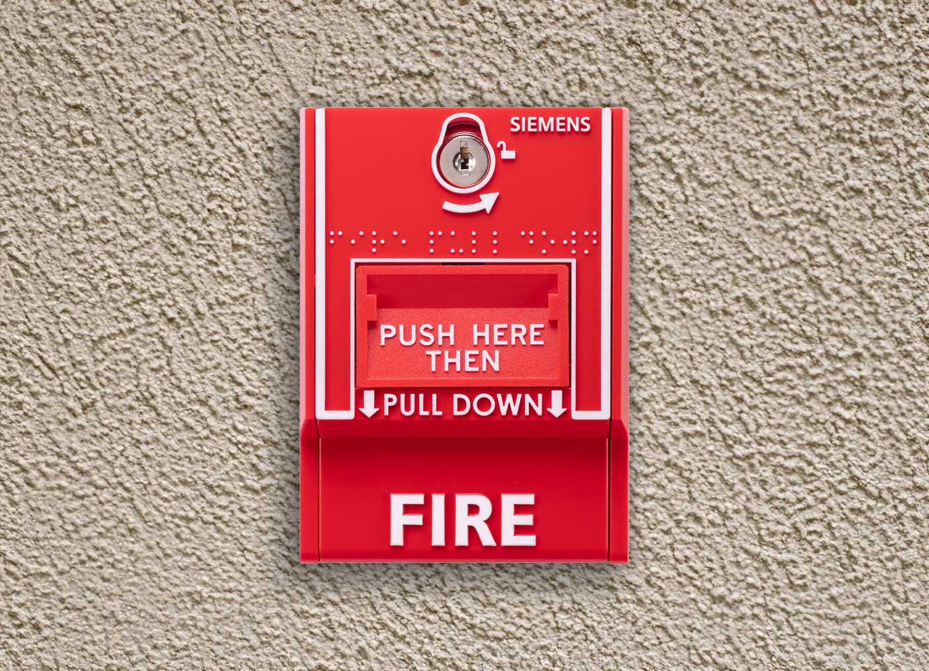 siemens fire alarm wall